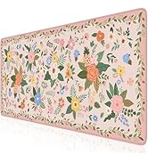 HAOCOO Desk Matt for Desktop, Pink Desk Pad Mat, Cute Keyboard Mat, Non-Slip Pink Mouse Pad with ...