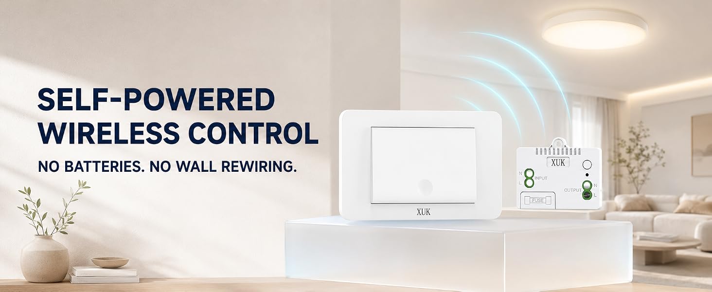 SELF-POWERED WIRELESS CONTROL