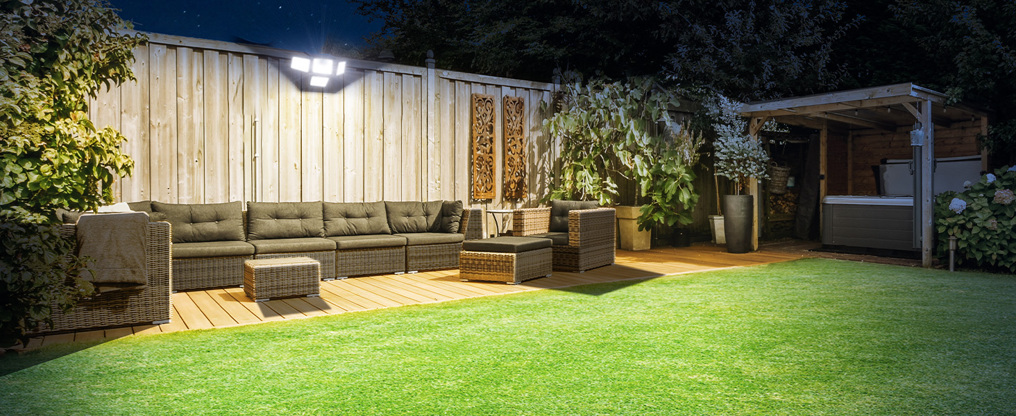 luces solares para exteriores