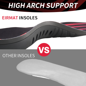 Plantar Fasciitis Insoles Men High Arch Support Insoles for Women Men
