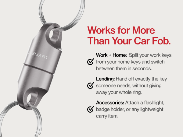 magnetic keychain key holder