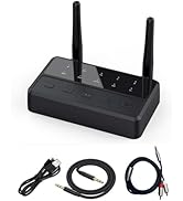 Szyafei Bluetooth 5.4 Receiver for Home Stereo,Low Latency HD Music Audio Bluetooth Adapter, Suit...