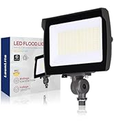 LEONLITE 100W/80W/50W Adjustable LED Flood Light Outdoor with Knuckle Mount, UL Listed, 5000K/400...