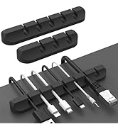 AhaStyle Cable Clips, 3 Pack Cord Holders Cable Organizer Self Adhesive Cord Keeper for Desktop O...