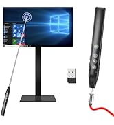 [for Touch Screen] Presentation Clicker with Telescopic Pointer Stick Stylus Pen & Laser Pointer ...