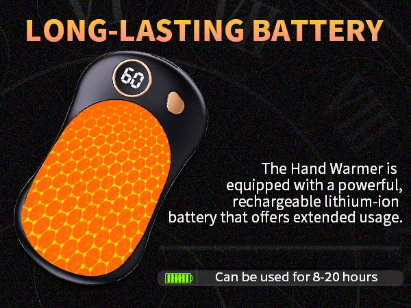 Can be used for 8-20 hours