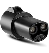 Lectron J1772 to NACS EV Charging Adapter 80A (240V) – Compatible with Tesla Model S/3/X/Y/Cybert...
