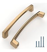 KNOKLOCK 10 Pack 5 Inch(128mm) Kitchen Cabinet Handles Champagne Bronze Cabinet Pulls Kitchen Cab...