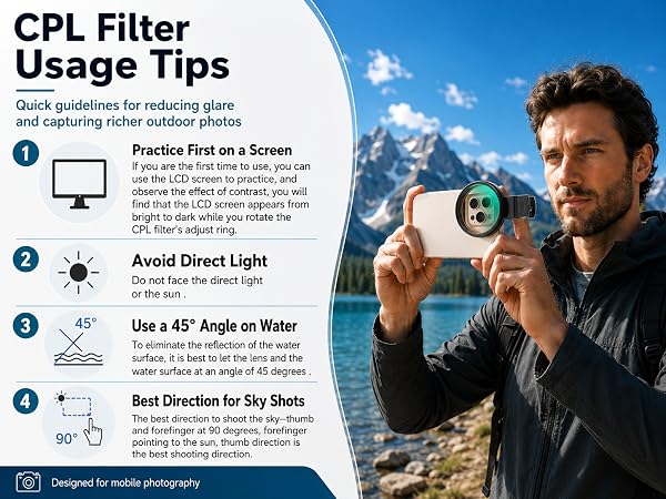 CPL Filter Usage Tips