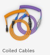 Glorious Coiled Keyboard Cable – Coiled USB C Cable Artisan Braided Cables for Mechanical Gaming ...