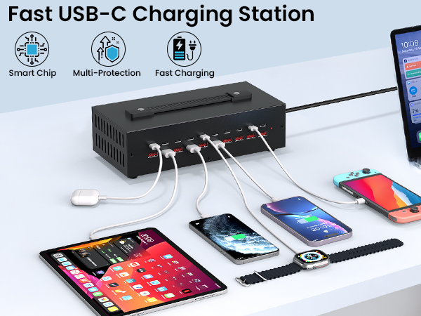 ipad charging station