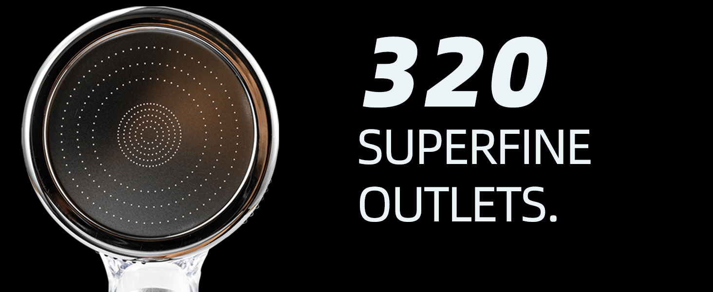 High pressure shower head