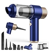 Vizeusvac Car Vacuum Cleaner, 16000PA Mini Car Vacuum Cordless Powerful, 7 in 1 Portable Handheld...