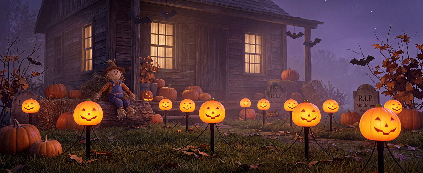 halloween pumpkin lights