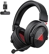 EKSA E900X 5.8G Wireless Gaming Headset with Micphone for PC PS4, PS5, Computer, Laptop - Dual Mi...