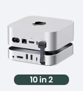 UGREEN Mac mini M4 Dock and Stand DP Hub for Mac mini M4 and M4 Pro 2024 with M.2 NVMe SSD Enclos...
