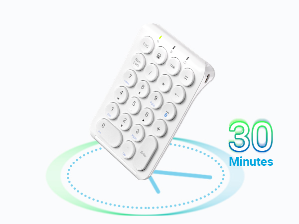 rechargeable number pad