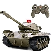 M41A3 American Army Battle Tank - Remote Control for Kids, Programmable RC With Lights &amp; Realisti...