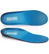 Walkhero Plantar Fasciitis Pain Relief Insoles High Arch Support Orthotic Shoes Inserts, Relieve ...