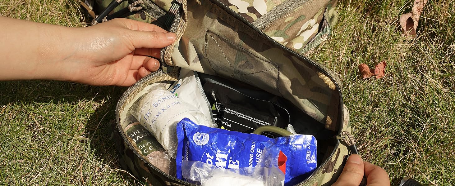 4PCS Tactical Modular Packing Cubes Waterproof