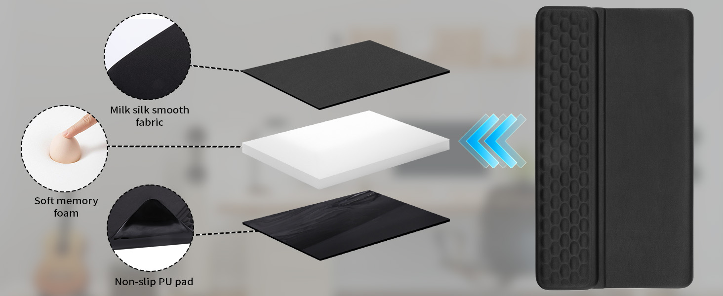 ergonomic keyboard pad