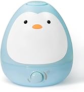 Earnest Living Baby 3-in-1 Cool Mist Humidifier with Essential Oil Diffuser + Nightlight, BPA Fre...