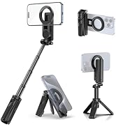 ULANZI JJ03 Magnetic Tripod for Phone with Remote Control, 3-in-1 Selfie Stick Handle Grip 360° R...