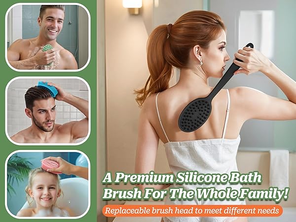 Silicone Back brush