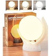 HIBOITEC Light Therapy Lamp, UV-Free 10000 Lux Therapy Light, Rotatable Sunlight Lamp with 3 Colo...