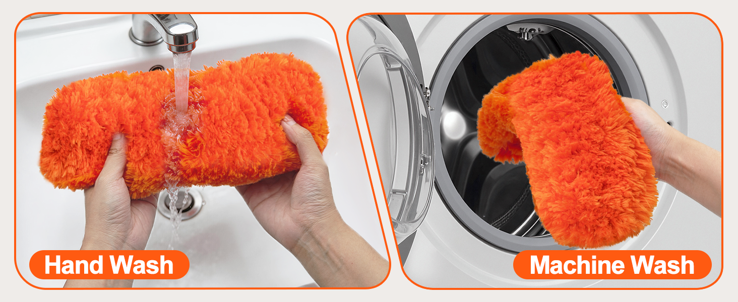 Hand wash and machine wash applicable