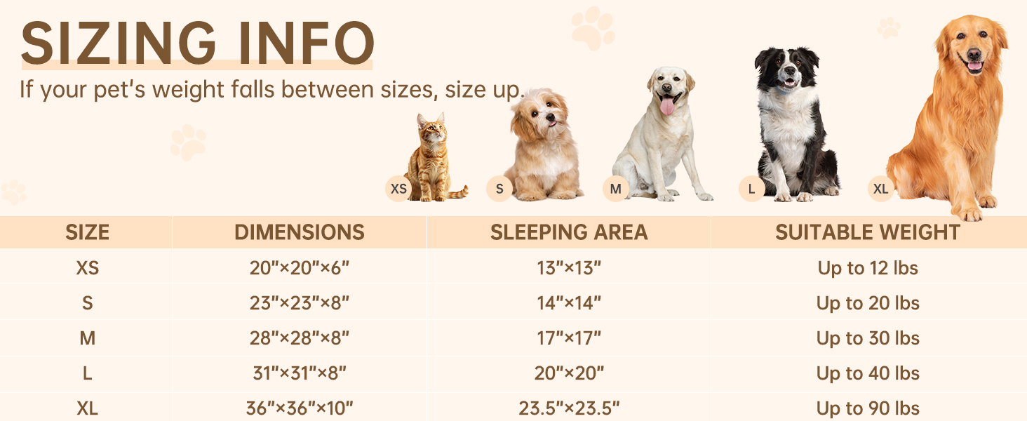 sizing info
