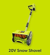 SnapFresh 20V Cordless Snow Shovel, 12” Electric Snow Thrower Kit w/Adjustable Handle &amp; Direction...