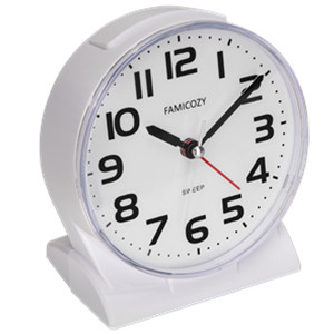 922 white clock ascending alarm
