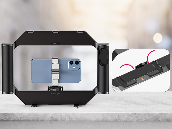 rig light cell phone stabilizer for video recording iphone rig smart phone ring light ulanzi rig