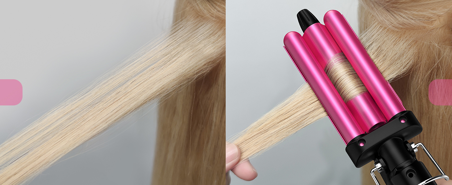 Farery Mini 3 Barrel Curling iron 13