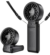 Miniso Handheld Portable High-speed fan,Foldable Design,Rechargeable Personal Fan with 120 High S...