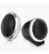 Upgraded 1-Inch Car Tweeters – 240W Neodymium Silk Dome High-Frequency Super Tweeters with Built-...
