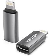 BOUTOP [MFi Certified] 27W USB C to Lightning Adapter Support PD Fast Charging,Not for Audio Head...