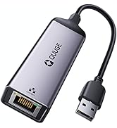 USB to Ethernet Adapter, Plug &amp; Play USB 3.0 to 1000 Gigabit RJ45 LAN Ethernet Adapter for Laptop...