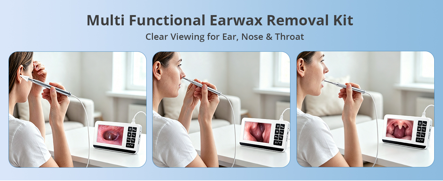 ear scope otoscope with light