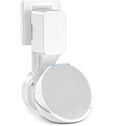 ZUOLACO Wall Mount Holder for Echo Pop, Outlet Hanger Stand for Echo Pop, Built-in Cable Manageme...