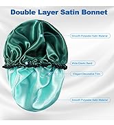 2 Layer Double Side Use Satin Bonnets