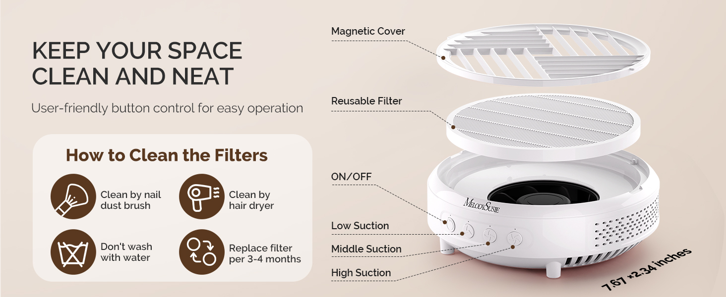 Nail Dust Collector