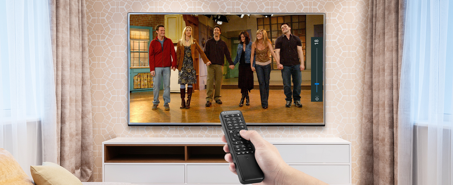 TV remote into mouse/keyboard