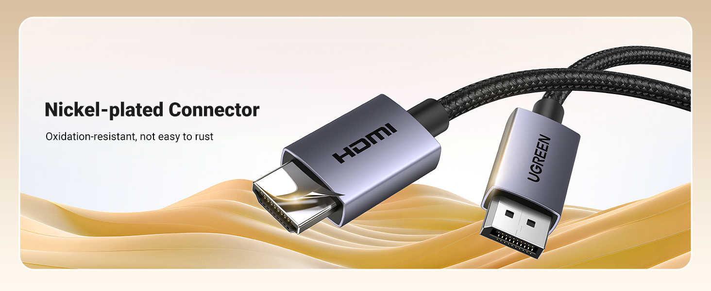display port to hdmi cable 6ft