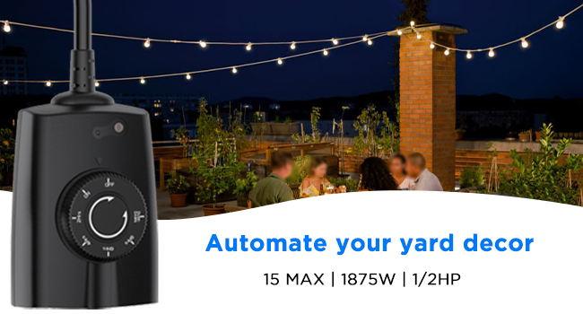 Automate your yard decor