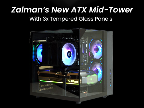 Zalman ZQBE ATX Mid-Tower PC Case