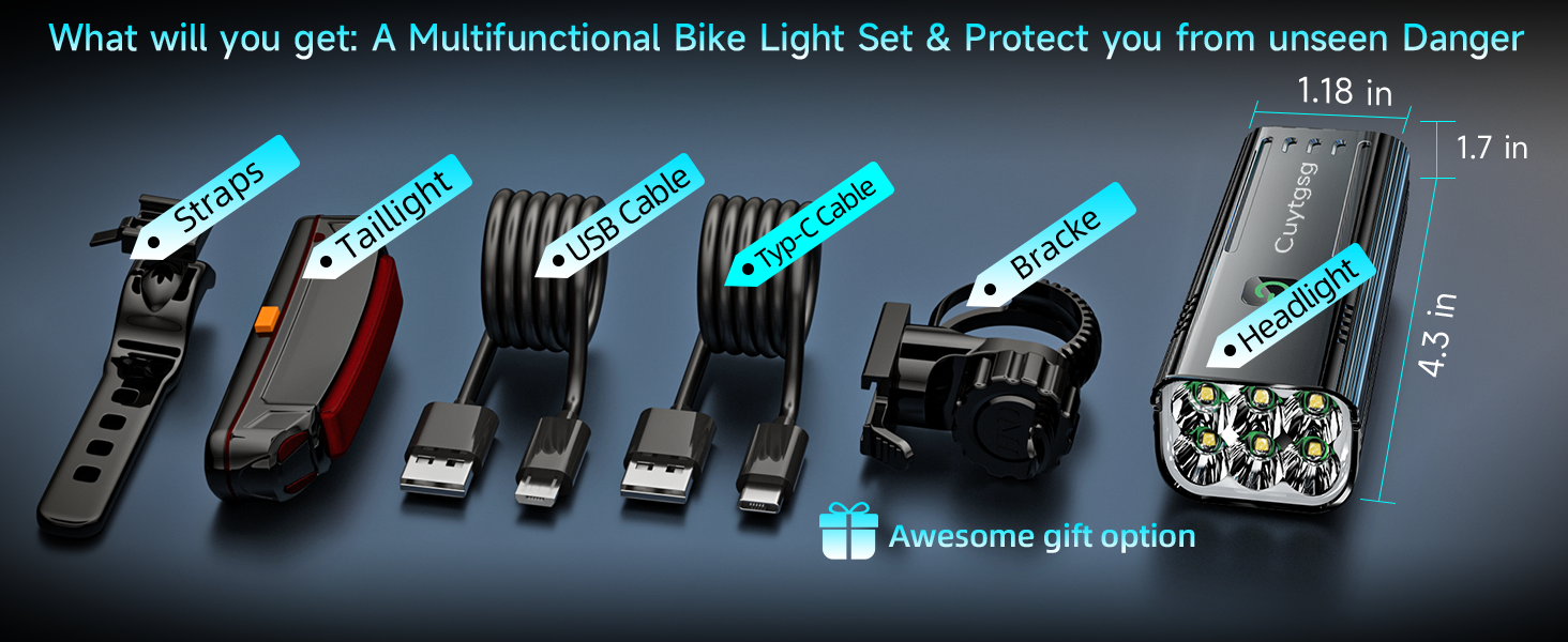 Shockproof bike light