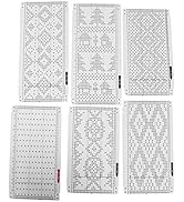 20 Patterns Knitting Machine Punch Card Flower Punch Cards Knitting Machine Punch Cards Knitting ...