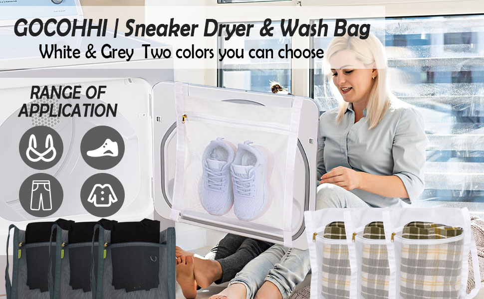 3 Pcs Sneaker Wash &amp;amp;amp;amp; Dry Net Bag